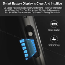 Load image into Gallery viewer, Riwa Hair Clipper Personal Electric Trimmer LED Screen Washable Rechargeable Strong Power Steel Cutter Head
