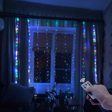 Load image into Gallery viewer, 3M LED Christmas Fairy String Lights Remote Control USB New Year Garland Curtain Lamp Holiday Decoration For Home Bedroom Window
