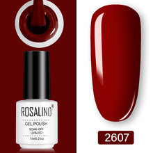 Load image into Gallery viewer, ROSALIND Gel Polish Set UV Vernis Semi Permanent Primer Top Coat 7ML Poly Varnish Gel Nail Art Manicure Gel Lak Polishes Nails

