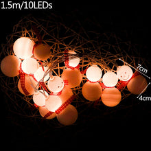 Load image into Gallery viewer, 1.5m 10Led Christmas Tree Santa Claus Snowman Snowflake Led Light String Festival Bar Home Party Decor Christmas Ornament
