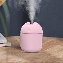 Load image into Gallery viewer, 200ML Ultrasonic Mini Air Humidifier Aroma Essential Oil Diffuser for Home Car USB Fogger Anion Mist Maker with LED Night Lamp

