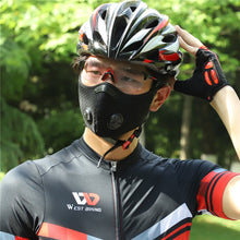 Load image into Gallery viewer, WEST BIKING Sport Face Mask Activated Carbon Filter Dust Mask PM 2.5 Anti-Pollution Running Training MTB Road Bike Cycling Mask
