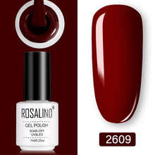 Load image into Gallery viewer, ROSALIND Gel Polish Set UV Vernis Semi Permanent Primer Top Coat 7ML Poly Varnish Gel Nail Art Manicure Gel Lak Polishes Nails
