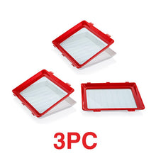 Load image into Gallery viewer, 6PC Food Storage Preservation Plate Plastic Refrigerator Food Salad Tray Kitchen Organizer Container Set Fresh Food Serving Tray
