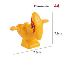 Load image into Gallery viewer, Big Size Diy Building Blocks Swing Dinosaurs Figures Animal Accessories Compatible With Duploed Bricks Toys For Children Gift
