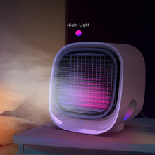 Load image into Gallery viewer, Portable Air Conditioner Cooler Fan Convenient Mini Air Cooler Personal Space Easy Cool Purifies Humidifier Air Cooling Fan
