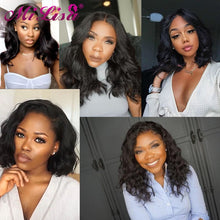 Load image into Gallery viewer, Mi Lisa Body Wave Bundles Short Human Hair Bundles Extensions 8-12 inch Brazilian Hair Weave Bundles Remy Hair 1 Piece Bundle
