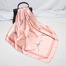Load image into Gallery viewer, Fashion Scarves for Women Shawl Print Silk Satin Hijab Scarf Female Bandana 90*90cm Luxury Brand Square Shawls Scarfs For Ladies
