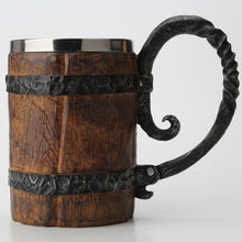 Load image into Gallery viewer, New arrival Viking wood style Beer mug as christmas gift DP179

