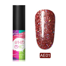 Load image into Gallery viewer, WHID CHIC Thermal Glitter Soak Off UV Gel Polish Sparkling Temperature Color-changing Varnish Gel Nail Art varnish Decor
