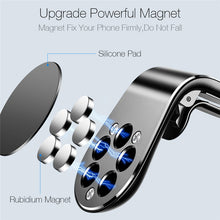 Load image into Gallery viewer, Magnetic Car phone Holder Stand For xiaomi redmi note 5a mi note 8 360 Metal Air vent Magnetic Holder in Car GPS Mount Holder
