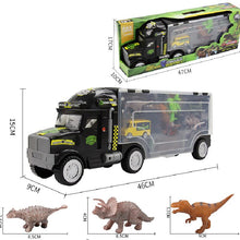 Load image into Gallery viewer, Agnicy Children's Large Tractor Truck Dinosaur Transport Truck Storage Portable Car Model Toys
