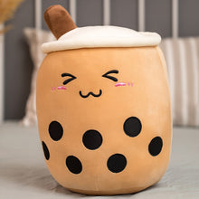 Load image into Gallery viewer, real-life bubble tea plush toy stuffed food milk tea soft doll boba fruit tea cup pillow cushion kids toys birthday gift
