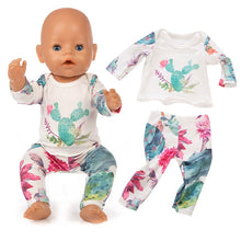 Load image into Gallery viewer, New Doll Clothes Born Baby Fit 18 inch 40-43cm Unicorn  cactus dress Doll Accessories Clothes For Baby Festival Birthday G

