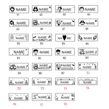 Load image into Gallery viewer, Customized Name Stamp Waterproof Toy Baby Student Clothes Chapter Wash Not Faded Children's Seal Customize DIY Clothing-Stamps
