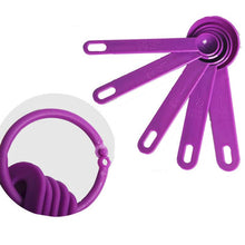 Load image into Gallery viewer, 5pcs/set Measuring Spoon kitchen scale Silicone Measuring Ladle Baking Cooking Coffee Tools with Scale  Kitchen Tool
