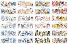 Load image into Gallery viewer, 12pcs Cute Cartoon Nail Stickers Water Decals Banana Fruit Character ransfer Slider Nail Art Tattoo Manicure Foil Wraps 2020 New
