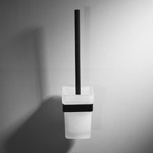 Load image into Gallery viewer, Tuqiu Bathroom Accessories Corner Shellf Paper Holder,Towel Holder,Towel Rack,Toilet Brush Holder Black Square Bathroom Hardware
