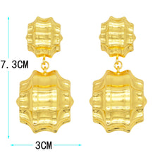 Load image into Gallery viewer, copper Drop Earrings Gold Color  Long Earrings For Women Fashion Jewelry Mother  Gift
