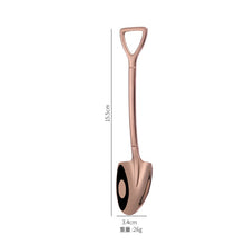 Load image into Gallery viewer, Stainless Steel Iron Shovel Spoon Coffee Ice Cream Spoon Engineering Shovel Retro Cute Square Head Spoon Kitchen Gadget
