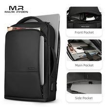 Load image into Gallery viewer, Mark Ryden Travel Backpack Large Capacity Teenager Male Mochila Anti-thief Bag USB Charging 15.6 inch Laptop Backpack Waterproof
