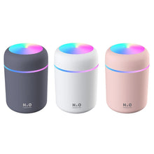 Load image into Gallery viewer, Air Humidifier Ultrasonic Aroma Essential Oil Diffuser 300ml USB Cool Mist Maker Aromatherapy with Colorful Lamp for Home Car
