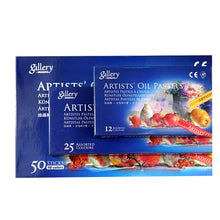 Load image into Gallery viewer, Professional Painting Oil Pastel 12/25/50 Colors Graffiti Soft Pastel Drawing Pen for Artist School Stationery Supplies Crayon
