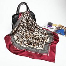 Load image into Gallery viewer, Fashion Scarves for Women Shawl Print Silk Satin Hijab Scarf Female Bandana 90*90cm Luxury Brand Square Shawls Scarfs For Ladies
