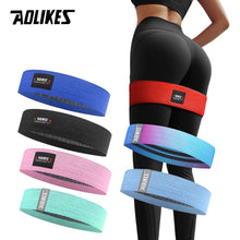Load image into Gallery viewer, AOLIKES Unisex Booty Band Hip Circle Loop Resistance Band Workout Exercise for Legs Thigh Glute Butt Squat Bands Non-slip Design
