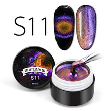 Load image into Gallery viewer, Venalisa 9D Gel Varnish Cat Eye Magic Chameleon Gel Varnish Nail Manicure Galaxy Starry Magnetic Multicolor 5ml Nail Gel Polish
