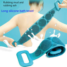 Load image into Gallery viewer, Magic Silicone Brushes Bath Towels Body Brush Bath Belt Exfoliating Back Brush Belt Wash Skin Household Clean Shower Brushes CSV
