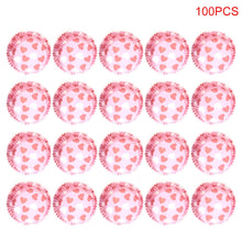 Load image into Gallery viewer, 100Pcs/pack Cake Muffin Cupcake Paper Cups Cake box Cupcake Liner Kitchen Baking Accessories Cake Mold Small Muffin Boxes
