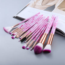 Load image into Gallery viewer, FLD5/15Pcs Makeup Brushes Tool Set Cosmetic Powder Eye Shadow Foundation Blush Blending Beauty Make Up Brush Maquiagem
