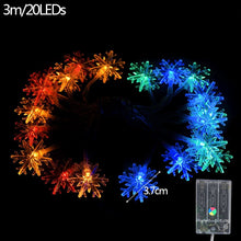 Load image into Gallery viewer, 1.5m 10Led Christmas Tree Santa Claus Snowman Snowflake Led Light String Festival Bar Home Party Decor Christmas Ornament
