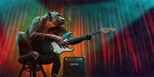 Load image into Gallery viewer, Large Animal Picture Canvas Printed Painting Modern Funny Thinking Monkey with Headphone Wall Art Poster for Living Room Decor
