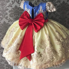 Load image into Gallery viewer, Girls Princess Kids Dresses for Girls Tutu Lace Flower Embroidered Ball Gown Baby Girls Clothes Children Wedding Party Dress
