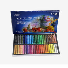 Load image into Gallery viewer, Professional Painting Oil Pastel 12/25/50 Colors Graffiti Soft Pastel Drawing Pen for Artist School Stationery Supplies Crayon
