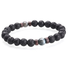 Load image into Gallery viewer, Men Bracelet Natural Moonstone Bead Tibetan Buddha Bracelet chakra Lava Stone Diffuser Bracelets Men Jewelry gift Drop Shipping

