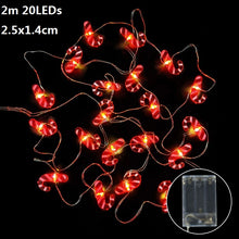 Load image into Gallery viewer, 1.5m 10Led Christmas Tree Santa Claus Snowman Snowflake Led Light String Festival Bar Home Party Decor Christmas Ornament
