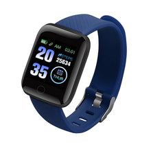 Load image into Gallery viewer, 116 plus Smart Watch Men Women Blood Pressure Monitor Waterproof Fitness Tracker Bracelet Heart Rate Smartwatch For Android IOS
