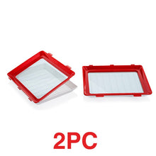 Load image into Gallery viewer, 6PC Food Storage Preservation Plate Plastic Refrigerator Food Salad Tray Kitchen Organizer Container Set Fresh Food Serving Tray
