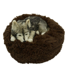 Load image into Gallery viewer, Round Plush Cat Bed For Cats House Pet Bed for Cat Bed basket Animals products sofa Long Dog Bed Cushion Mat For Pets Petshop
