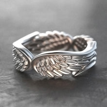 Load image into Gallery viewer, Huitan New Trendy Women Wing Rings Creative Feathers Stylish Girl Accessories for Party Fine Gift Daily Wearable Fashion Jewelry
