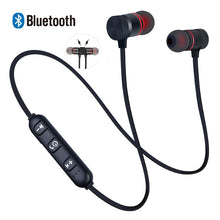 Load image into Gallery viewer, Magnetic Wireless Bluetooth Earphone Sports Neckband Earbuds Gaming Headset Stereo Earphones With Mic for All Smartphones
