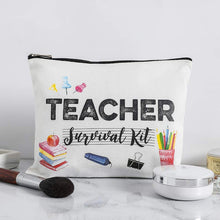 Load image into Gallery viewer, Music Classroom Teacher Student travel Makeup Bag Pencil Pouch Graduation back to school Teachers' Day new year Christmas Gift
