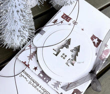 Load image into Gallery viewer, Piggy Craft metal cutting dies cut die mold New Christmas tree house Scrapbook paper craft knife mould blade punch stencils dies
