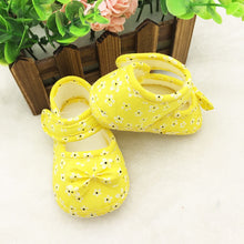 Load image into Gallery viewer, SAGACE Kids Baby Bowknot Printing Newborn Cloth Shoes Fashion baby shoes cute Kids Soft Printing Cloth Shoes high quality 190321
