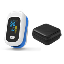 Load image into Gallery viewer, OLED finger oximeter blood oxygen spo2 pulse oximeter PR fingertip Portable oximeters Saturation Meter heart rate monitor
