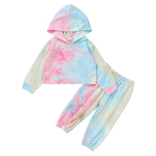 Load image into Gallery viewer, Autumn Newborn Baby Boy Girls Clothes Long Sleeve Tie Dye Print Hoodies+Long Pants Toddler Kids Children Tracksuits Clothing Set
