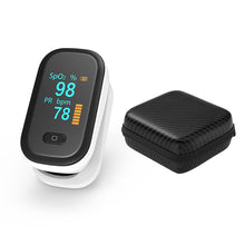 Load image into Gallery viewer, OLED finger oximeter blood oxygen spo2 pulse oximeter PR fingertip Portable oximeters Saturation Meter heart rate monitor
